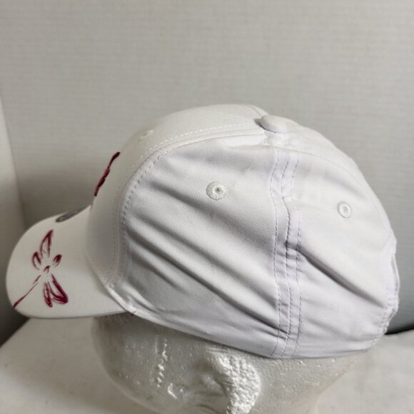 DODGE Pink White Hat Strapback Baseball Vintage Cap Womens NEW TAGS - Picture 12 of 14